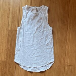 lululemon athletica White Sleeveless Performance Tank